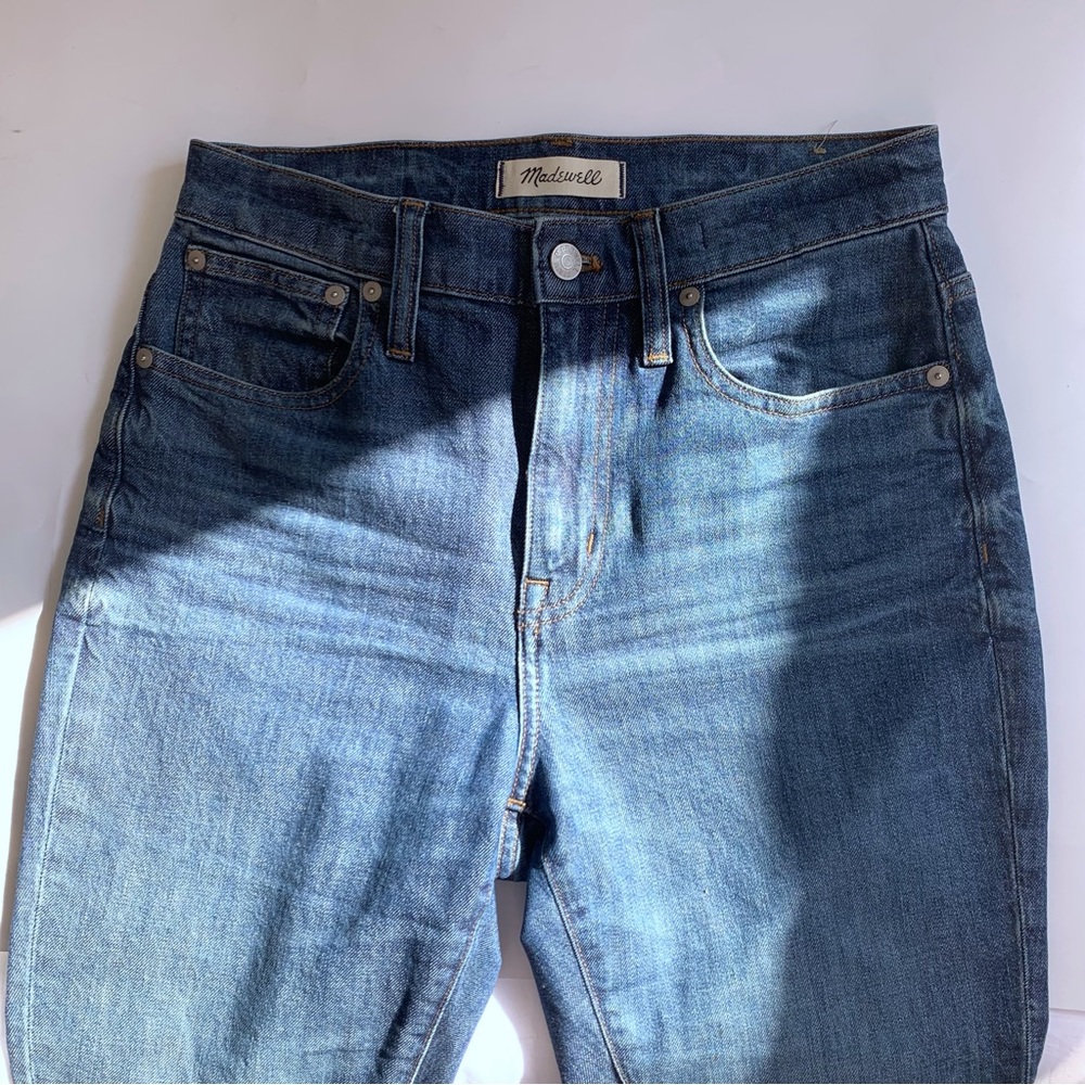Madewell The High Rise Slim Boyfriend Jeans 26 - Picture 4 of 11